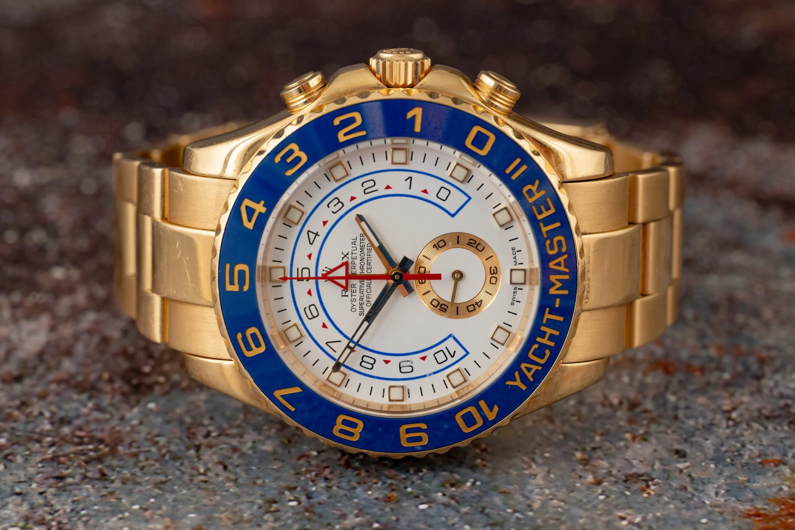 Rolex YACHT-MASTER II-(Gold Strap)m116688-0002(AAAAA Version) - Image 3