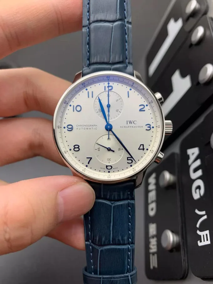 IWC Portugieser IW371446 watch (Portuguese blue needle) - Image 9