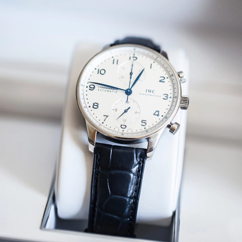 IWC Portuguese series IW371446 watch (Portuguese blue needle) - Image 3