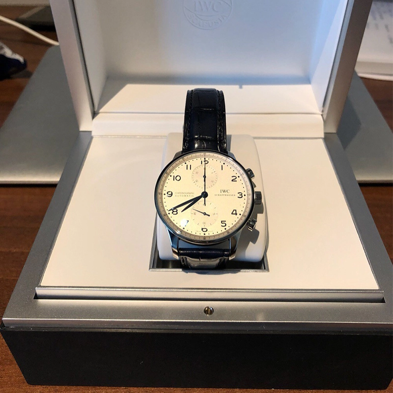 IWC Portuguese series IW371446 watch (Portuguese blue needle) - Image 5