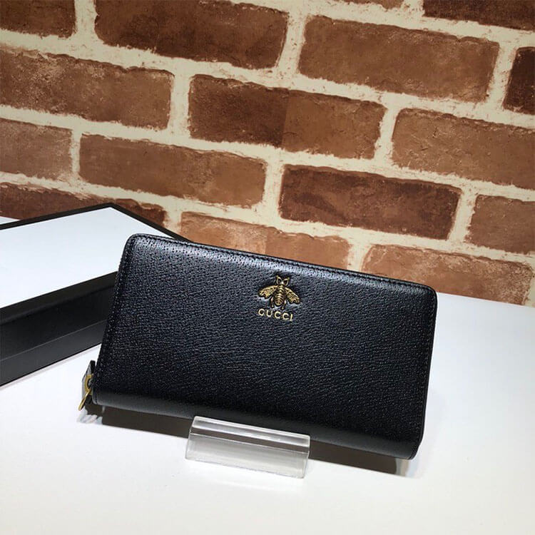 Gucci Animalier leather zip around wallet - Image 7