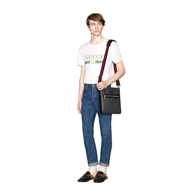 Gucci GG Black Messenger - Image 3