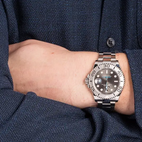 YACHT MASTER 1 PURE SILVER STAINLESS STEEL MULTIPLE DIAL OPTIONS 40MM 116622-78760 - Image 2