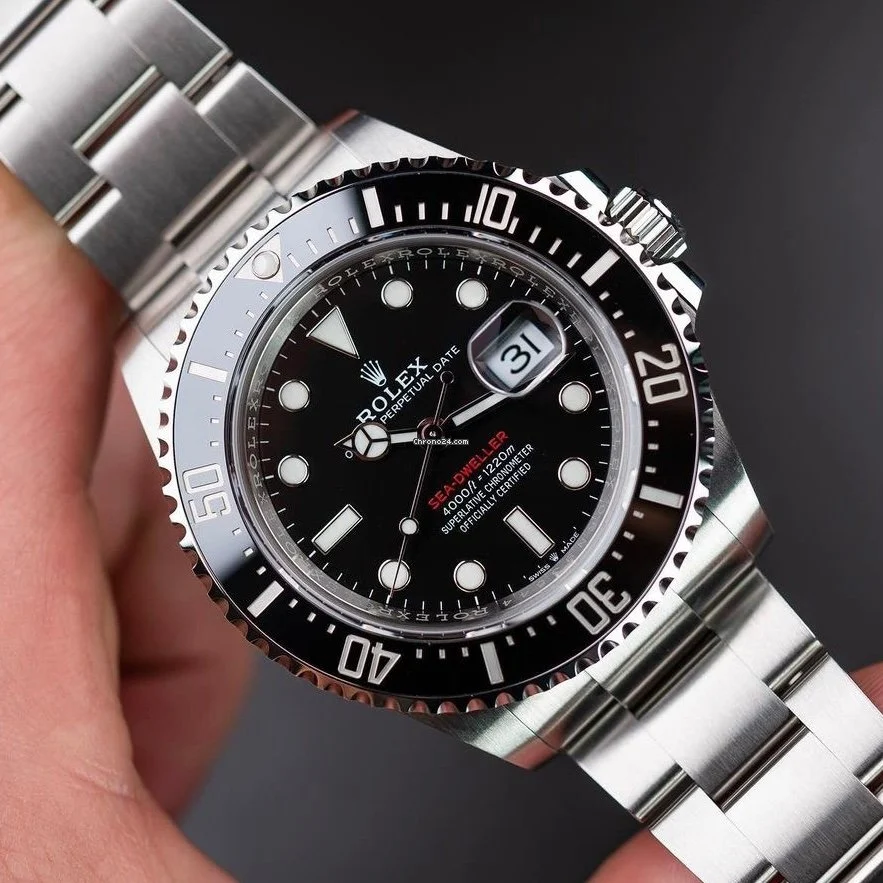 Rolex Sea Dweller Silver Black Dial 43mm m126600-0001 - Image 9