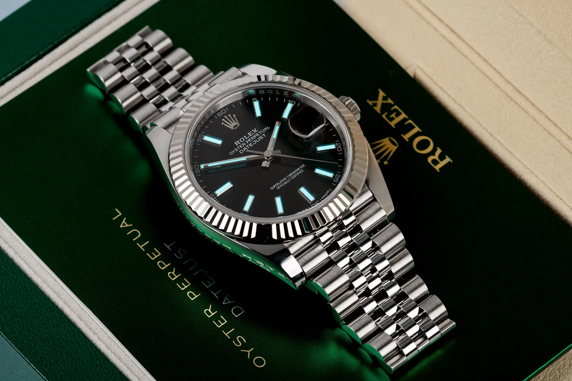 Rolex Datejust 41 Blue m126334-0017 Jubilee 18k White Gold - Image 7
