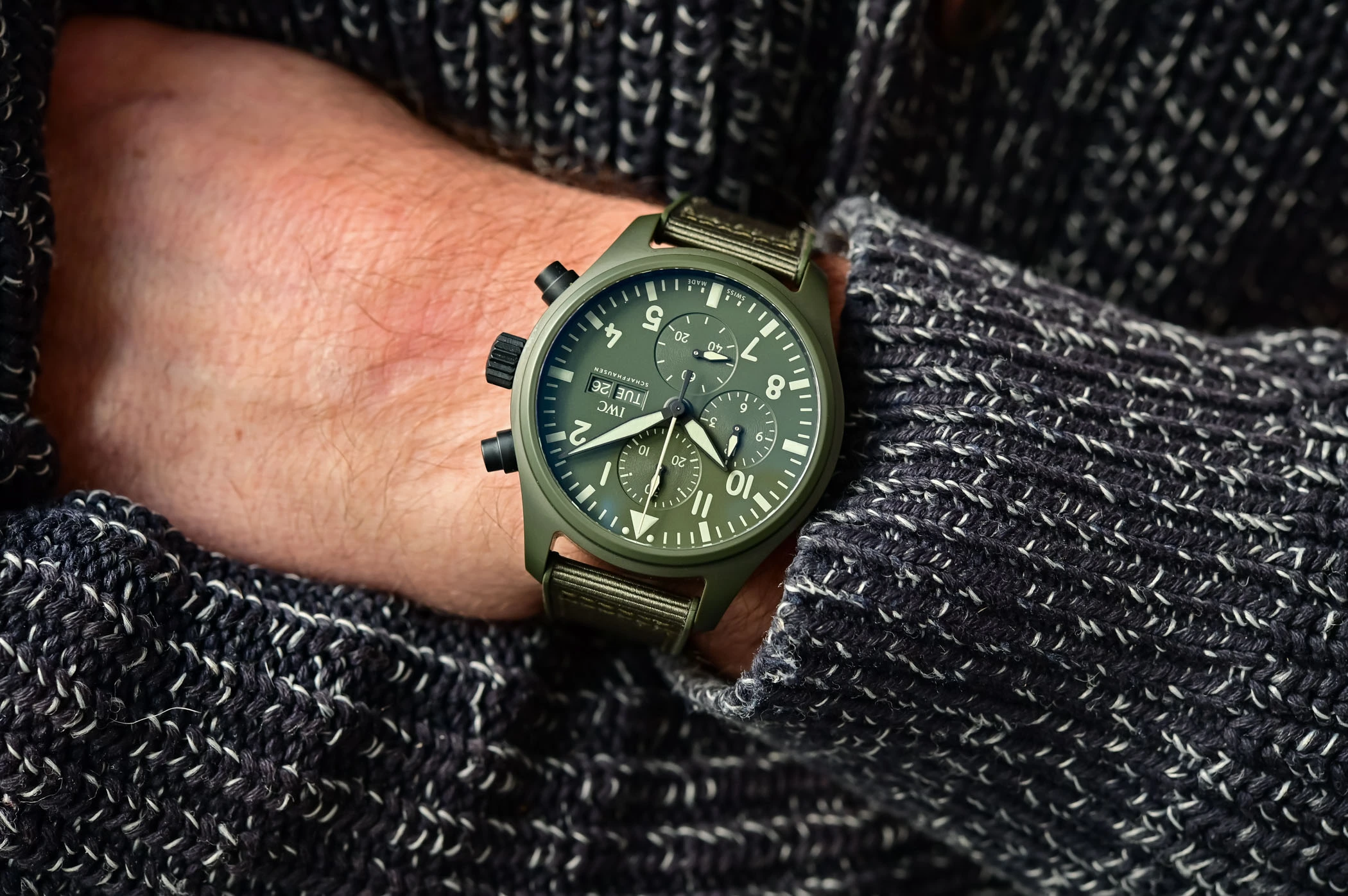 IW389106 PILOT’S WATCH (CHRONOGRAPH TOP GUN EDITION “WOODLAND”) - Image 6