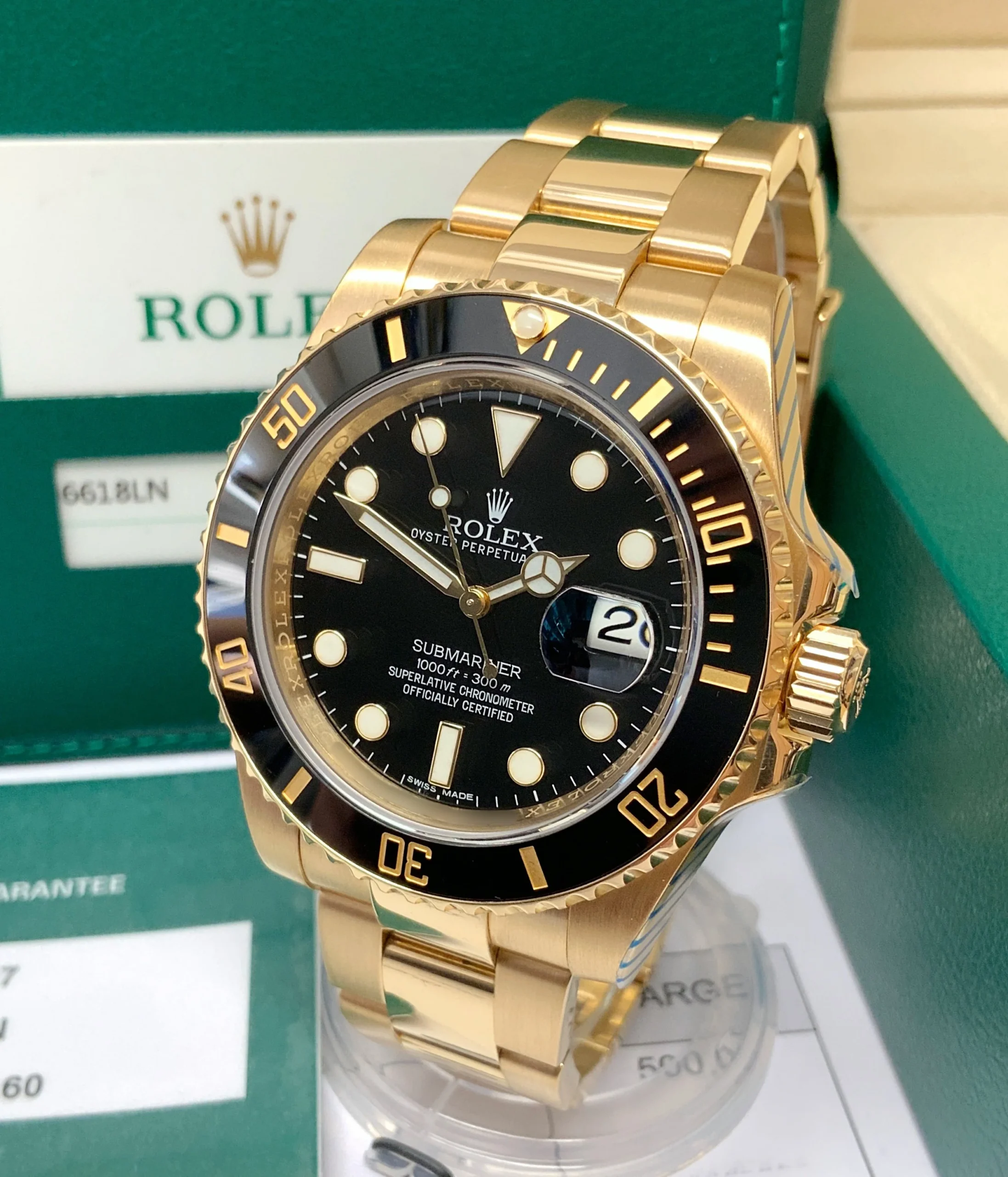 Rolex Submariner 116618LN-97208 black dial watch - Image 2
