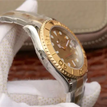 YACHT MASTER 1 GOLDMIX (GOLDEN DIAL ) STAINLESS STEEL 40MM 16623 - Image 9