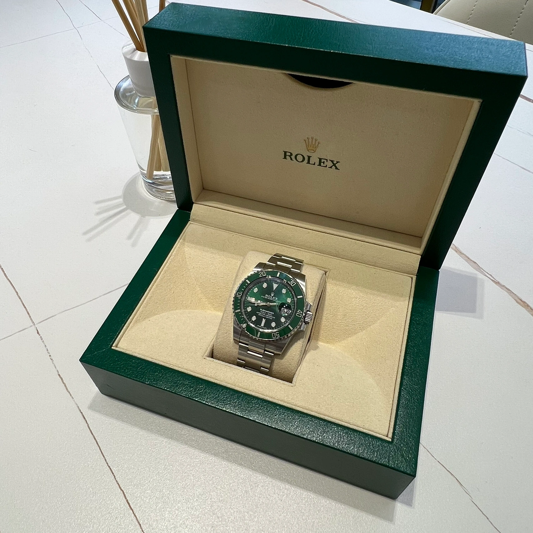 Rolex Submariner 116610LV-0002 Black Disk Watch (Green Water Ghost) - Image 7