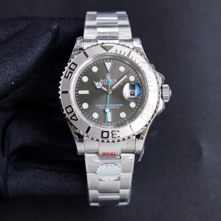 YACHT MASTER 1 PURE SILVER STAINLESS STEEL MULTIPLE DIAL OPTIONS 40MM 116622-78760 - Image 10