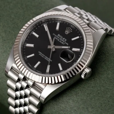 Alternative view of Rolex Datejust 41 Blue m126334-0017 Jubilee 18k White Gold