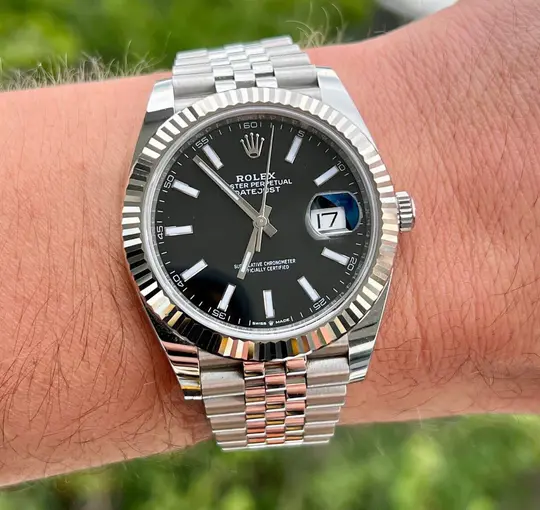 Rolex Datejust 41 Blue m126334-0017 Jubilee 18k White Gold - Image 3