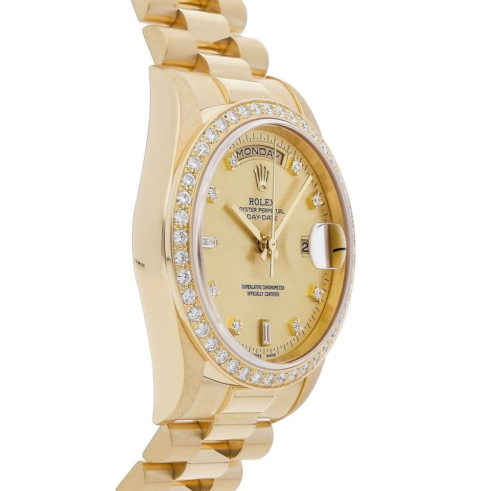 Rolex Day-Date 36-18k yellow gold - Image 2