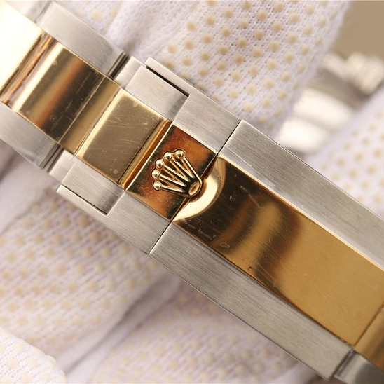 YACHT MASTER 1 GOLDMIX (GOLDEN DIAL ) STAINLESS STEEL 40MM 16623 - Image 2