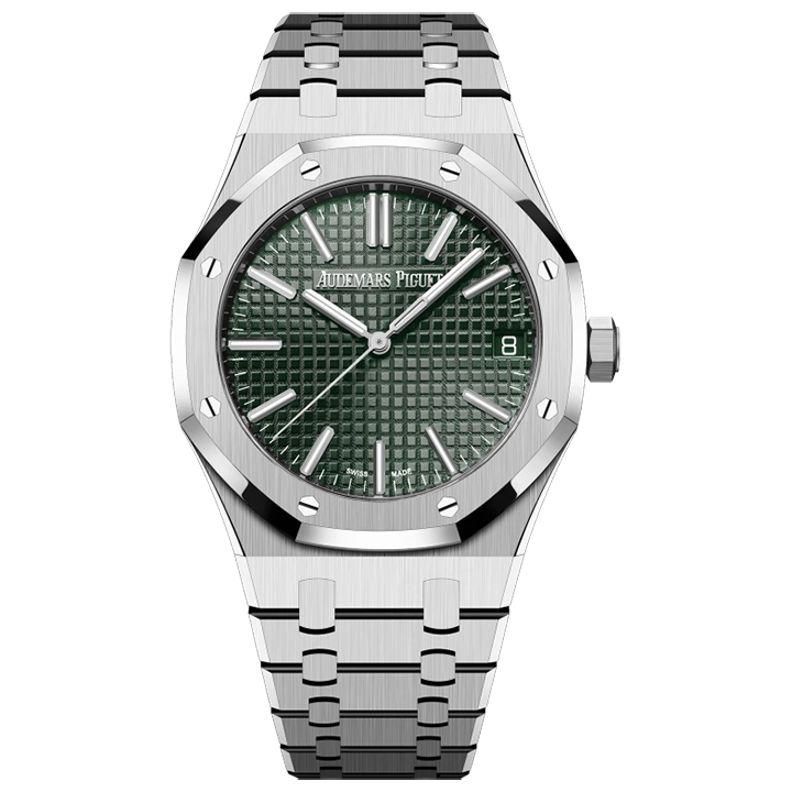 ROYAL OAK SELFWINDING 50TH ANNIVERSARY Ref. 15510ST.OO.1320ST.04 This 41 mm Royal Oak Selfwinding in stainless steel sports(AAAAA version)