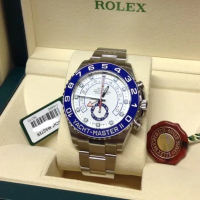 Alternative view of Rolex YACHT-MASTER II--(stainless steel strap) m116680-0002
