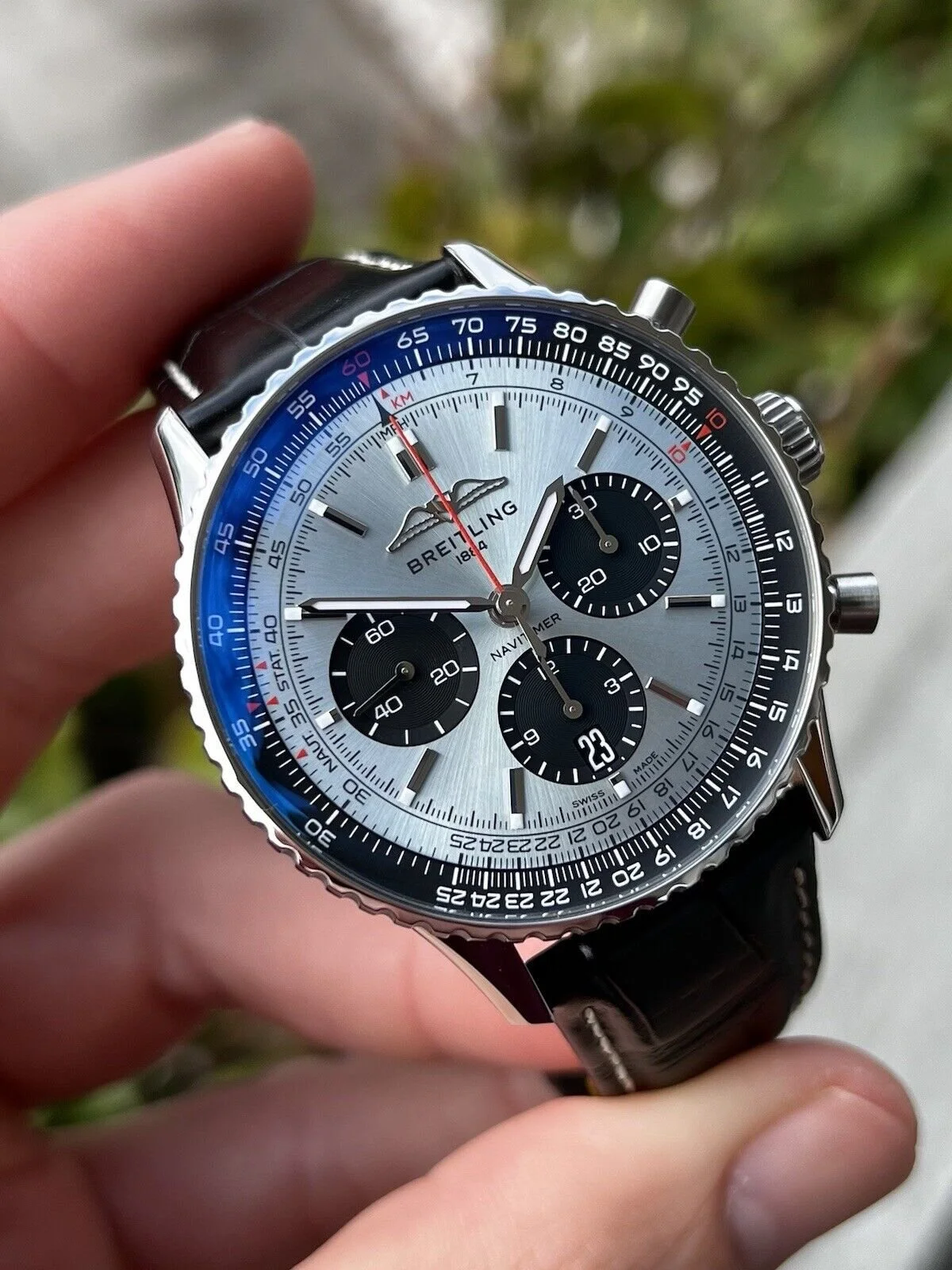 Breitling Navitimer B01 Chronograph Ice Blue Dial 43 AB0138241C1P1 - Image 8