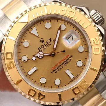 YACHT MASTER 1 GOLDMIX (GOLDEN DIAL ) STAINLESS STEEL 40MM 16623 - Image 4
