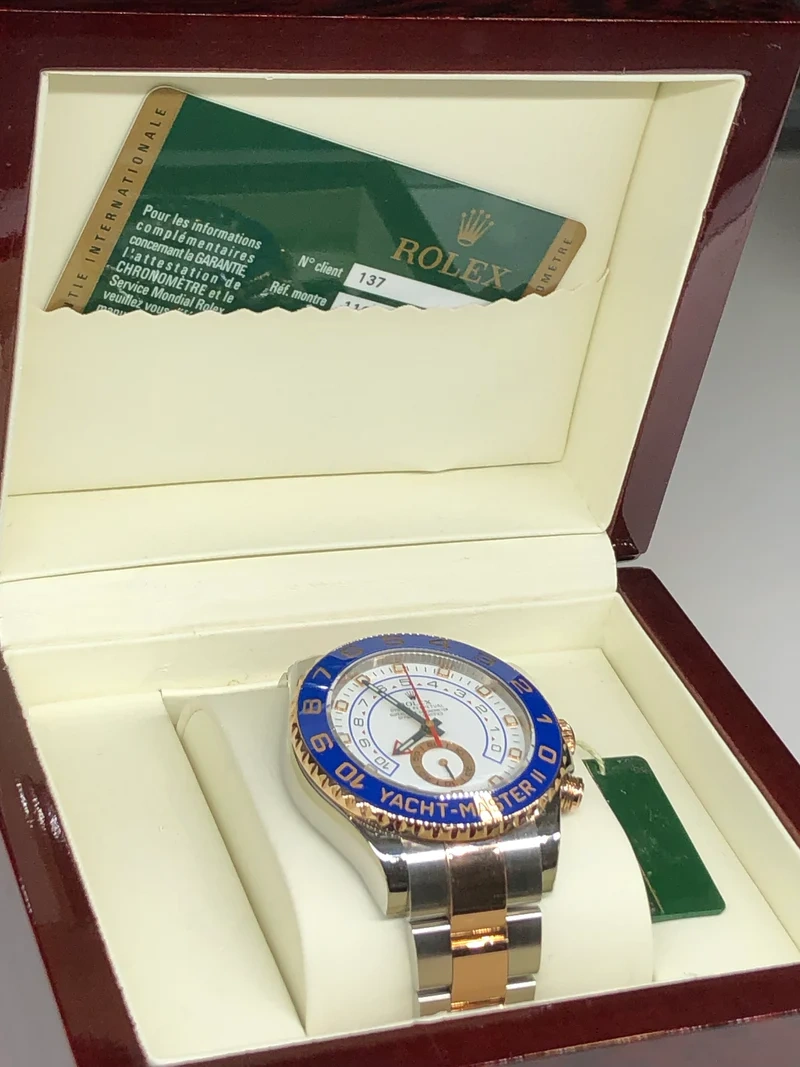 Rolex YACHT-MASTER II--(Rose Gold Strap) 116681-78211 - Image 4