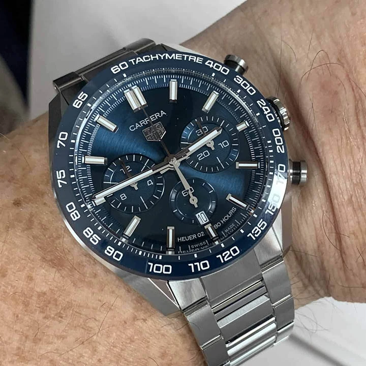 TAG HEUER CARRERA Automatic Chronograph - Diameter 44 mm CBN2A1A.BA0643 - Image 7