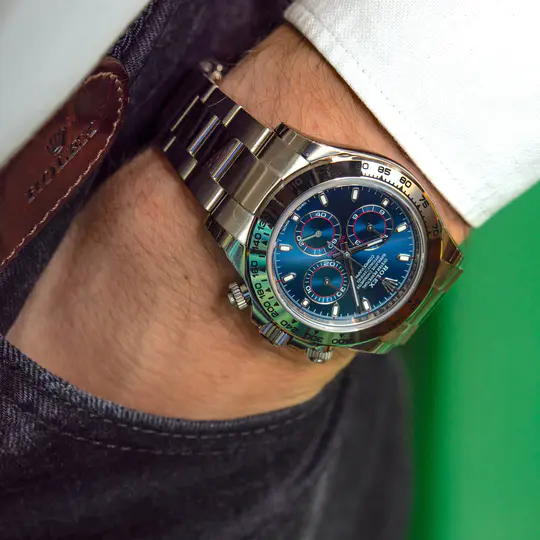 Rolex Daytona Blue White Gold m116509-0071 40mm - Image 11