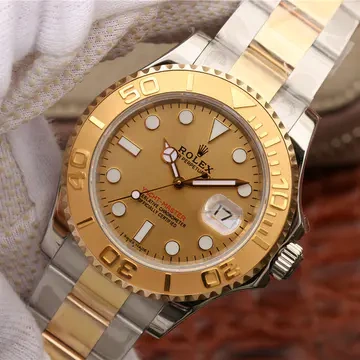 YACHT MASTER 1 GOLDMIX (GOLDEN DIAL ) STAINLESS STEEL 40MM 16623 - Image 7