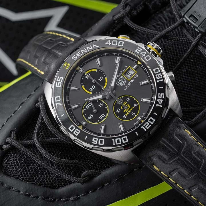 TAG HEUER FORMULA 1 X SENNA Automatic Chronograph - Diameter 44 mm CAZ201B.FC6487 - Image 6